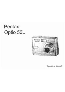 Pentax Optio 50L manual. Camera Instructions.